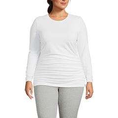Women's Plus Size Power Performance Long Sleeve Fitted Tee