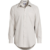 Men's Big and Tall Pattern No Iron Supima Pinpoint Straight Collar