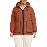 Women's Plus Size FeatherFree Insulated Diamond Quilted Jacket