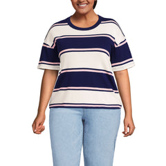 Women's Plus Size Short Sleeve Mariner T-Shirt