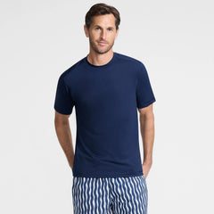 Men's Tall SunShade UPF 50 Short Sleeve Swim Tee Rash Guard