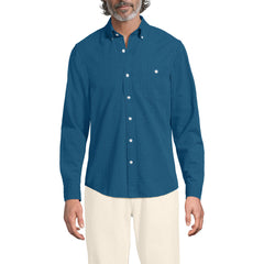 Men's Tall Long Sleeve Seersucker Shirt