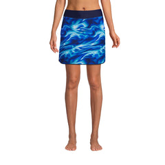 Women's Petite Quick Dry Board Skort Swim Skirt