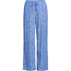 Women's Tall Flannel Wide Leg Sleep Pants