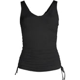 Women's D-Cup Chlorine Resistant Underwire Tankini Swimsuit Top