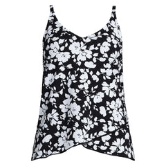 Women's Plus Size Tulip Hem Tankini Top