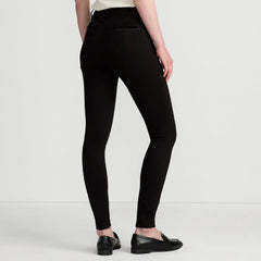 Women's Petite High Rise Ponte Polished Leggings