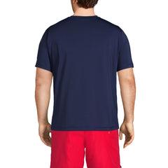 Men's Big and Tall SunShade UPF 50 Short Sleeve Swim Tee Rash Guard