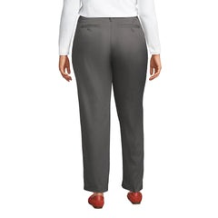 Women's Plus Plain Front Blend Chino Pants