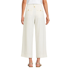 Women's Soft Polish High Rise Wide Leg Crop Pants