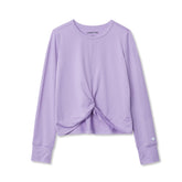 Girls Active Long Sleeve Twist Top