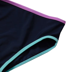 Girls Plus Chlorine Resistant Contrast Bikini Bottoms