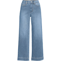 Women's Petite Recover Denim High Rise Wide Leg Crop Jeans