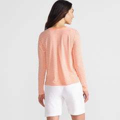 Women's Tall Power Performance Long Sleeve Scoopneck Tee