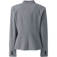Women's Washable Wool Collarless Blazer