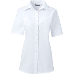 School Uniform Women's Plus Size Short Sleeve Oxford Shirt