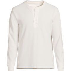 Men's Big Long Sleeve Thermal Waffle Henley