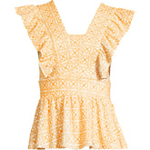 Women's Lightweight Jersey Ruffle Peplum Top
