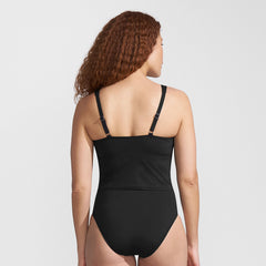 Women's Long Torso Sweetheart Wrap Midkini Top