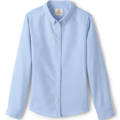 Girls Plus Long Sleeve Oxford Dress Shirt