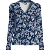 Women's Petite Pointelle Long Sleeve Sleep Cardigan