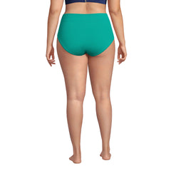 Women's Plus Size High Waisted Bikini Bottoms