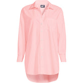 Women's Poplin Oversized Button Down Shirt