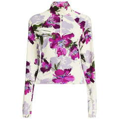 Women's Petite SunShade UPF 50 Quarter Zip Rash Guard