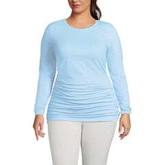 Women's Plus Size Power Performance Long Sleeve Fitted Tee
