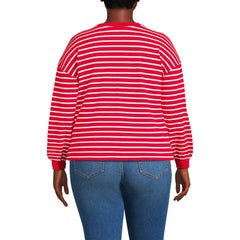 Women's Plus Size Long Sleeve Mariner Jersey T-Shirt