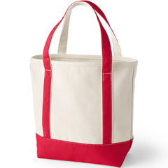 Pre-Monogrammed Letter A Canvas Tote Bag