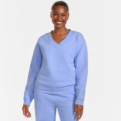 Women's Long Sleeve Serious Sweats V-neck Sweatshirt