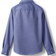School Uniform Girls Long Sleeve Oxford Dress Shirt