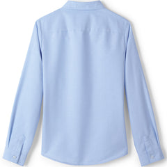 Girls Long Sleeve Oxford Dress Shirt