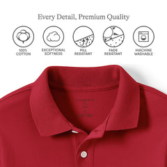 School Uniform Women's Short Sleeve Interlock Polo Shirt