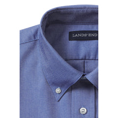 School Uniform Men's Long Sleeve Solid Oxford Dress Shirt