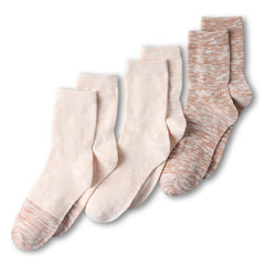 Women's Lightweight Slub Midi Socks 3 Pack