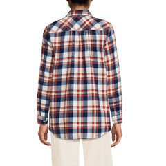 Tall Flannel Boyfriend Long Sleeve Shirt