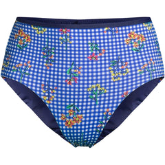 Women's Chlorine Resistant Reversible High Waisted Bikini Bottoms