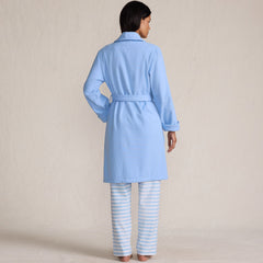 Women's Cotton Terry Knee Length Spa Bath Robe