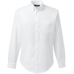 School Uniform Men's Tall Tailored Fit Long Sleeve Buttondown Oxford Dress Shirt