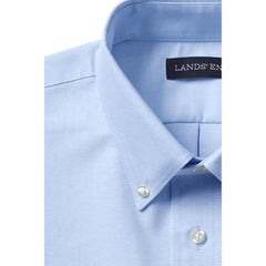 Boys Husky Long Sleeve Solid Oxford Dress Shirt