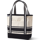 Medium Print 5 Pocket Open Top Canvas Tote Bag