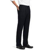 Men's No Iron Comfort Waist Traditional Fit Pleated Front Chino Pant