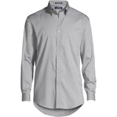 School Uniform Men's Big & Tall Long Sleeve Buttondown No Iron Pinpoint Shirt