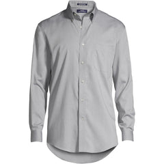School Uniform Men's Big Long Sleeve Buttondown No Iron Pinpoint Shirt