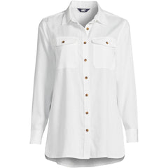 Women's Plus Size Indigo TENCEL TM Fiber Shirt