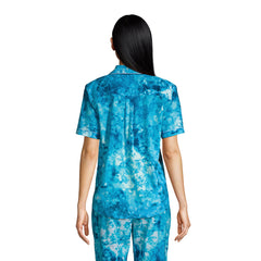 Women's Short Sleeve Cotton Poplin Pajama Shirt
