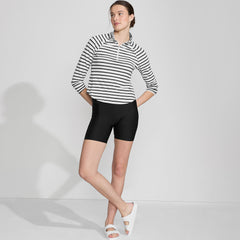 Women's 6" High Waisted Bike Swim Shorts