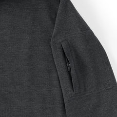 Men's Long Sleeve Cooling Performance Pique Quarter Zip